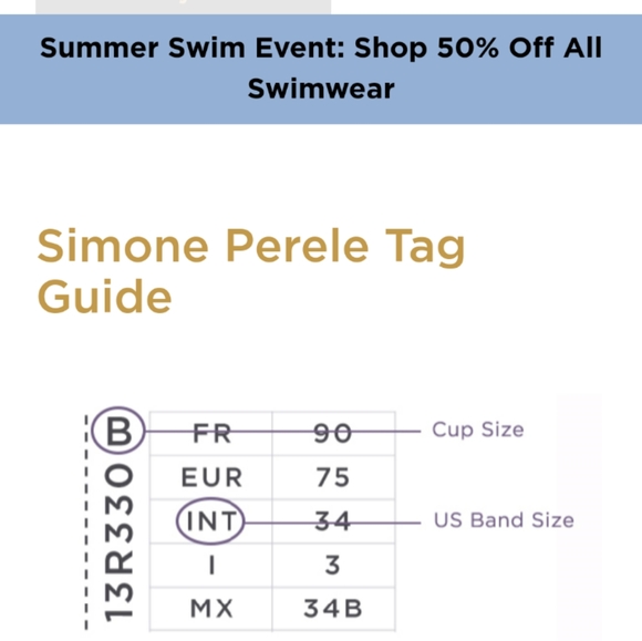 Simone Perele Bra Lingerie Embroidered Band & Lotus Flower Appliques Size 36B - Picture 12 of 13